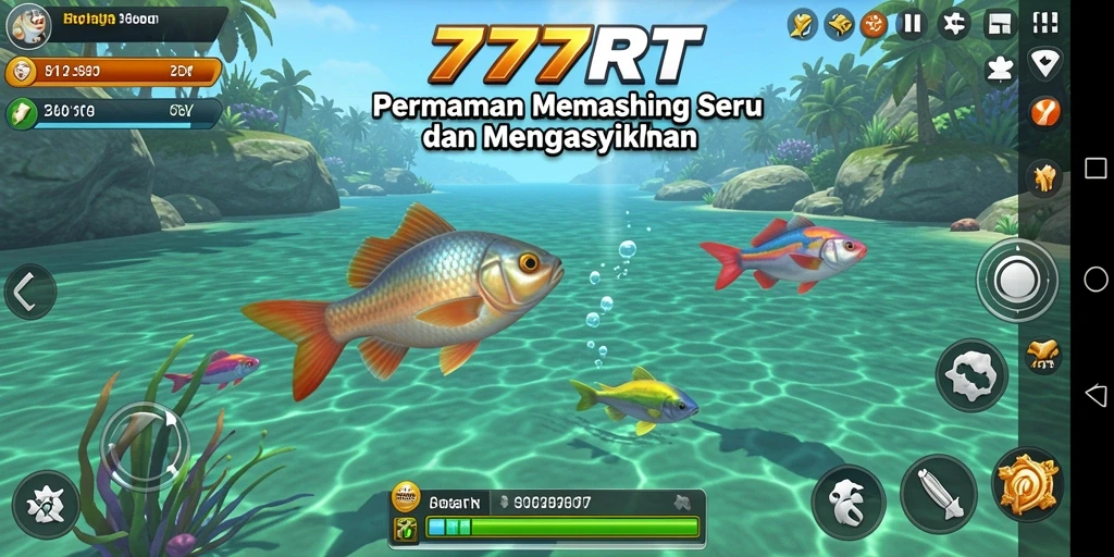 Gameplay 777RT yang menegangkan dengan berbagai jenis ikan.