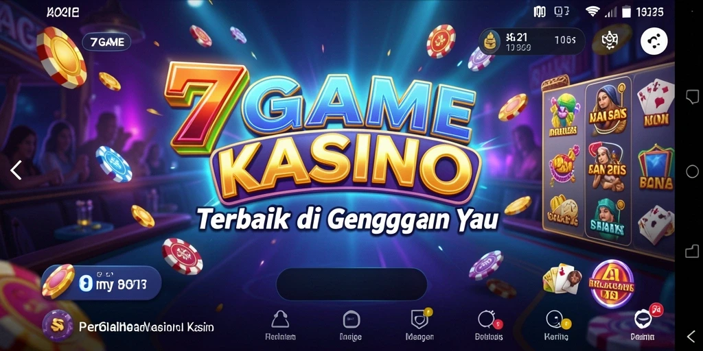 Screenshot 7GAME menampilkan gameplay kasino yang mendebarkan.