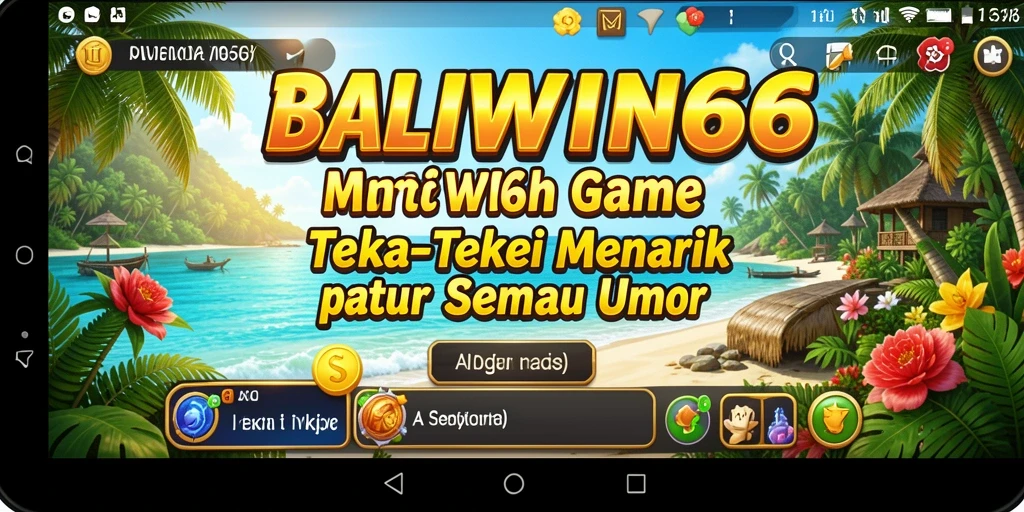 Screenshot utama BALIWIN66 menunjukkan gameplay menarik dalam teka-teki.