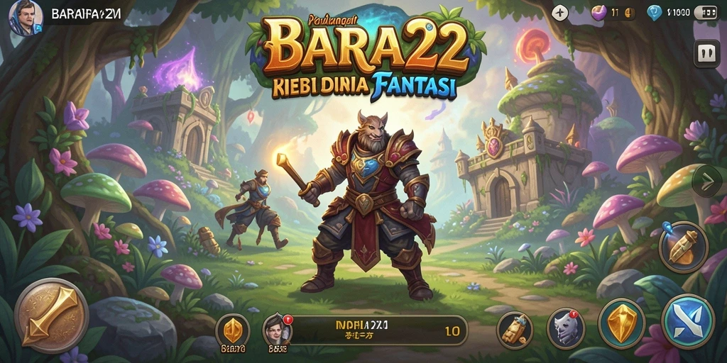 Screenshot utama BARA22 menampilkan gameplay yang menantang dan grafis yang memukau.