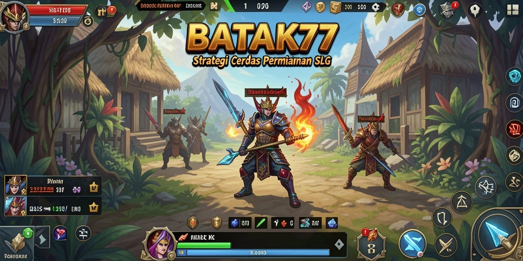 Tampilan gameplay menarik dari BATIK77 yang menegangkan.