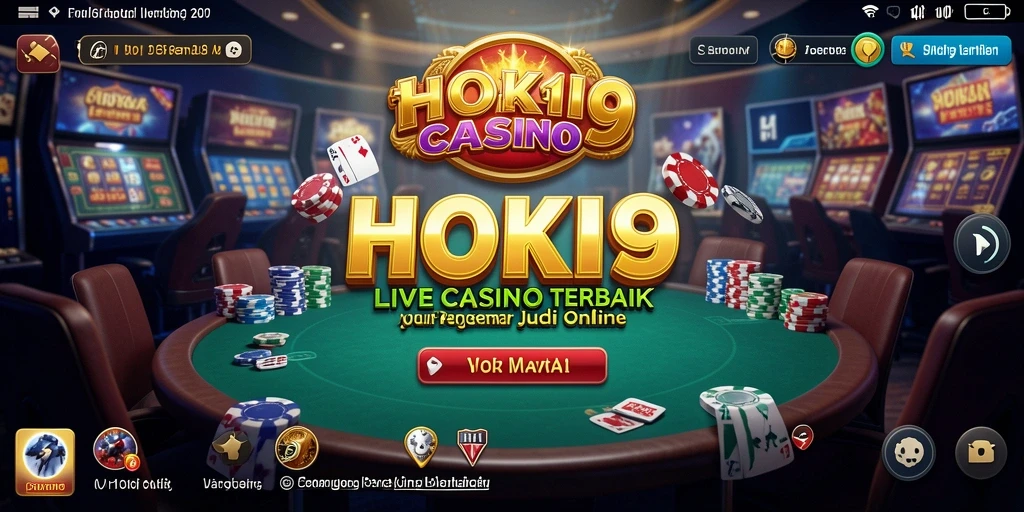 Tampilan gameplay HOKI9 yang menarik dan interaktif di Live Casino.