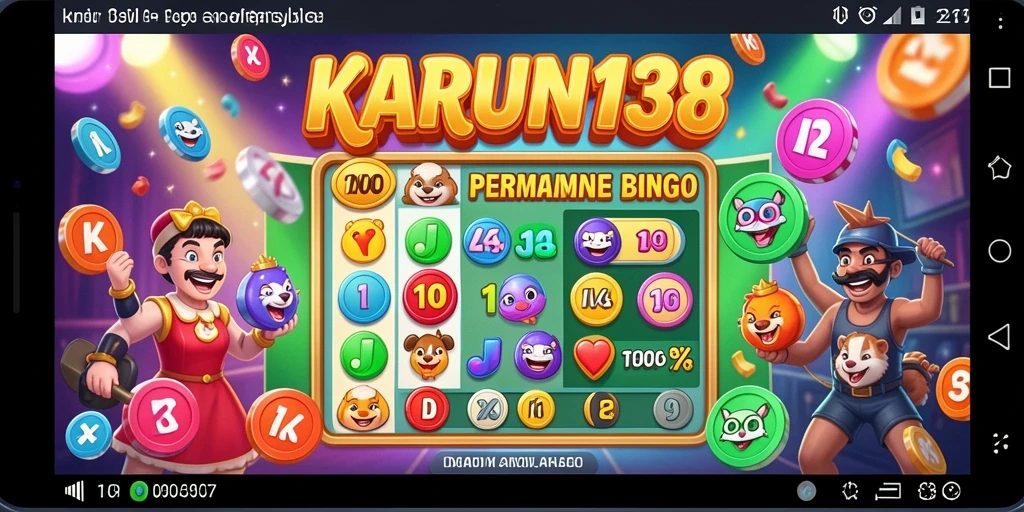 Tampilan gameplay <strong>KARUN138</strong> yang menarik dalam permainan Bingo.