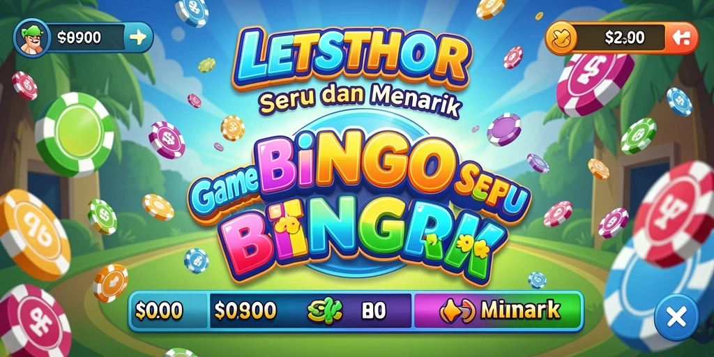 Tampilan gameplay menegangkan di LETSTHOR yang penuh warna.