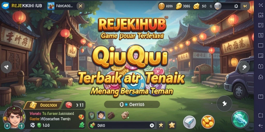 Screenshot gameplay QiuQiu yang menampilkan keseruan permainan.