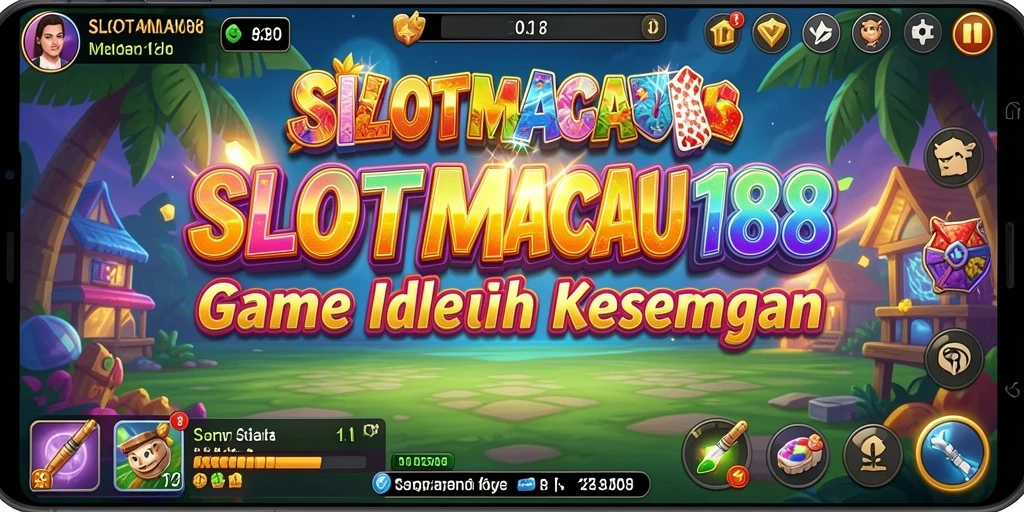 Screenshot utama SLOTMACAU188 menampilkan gameplay Idle yang mengasyikkan.