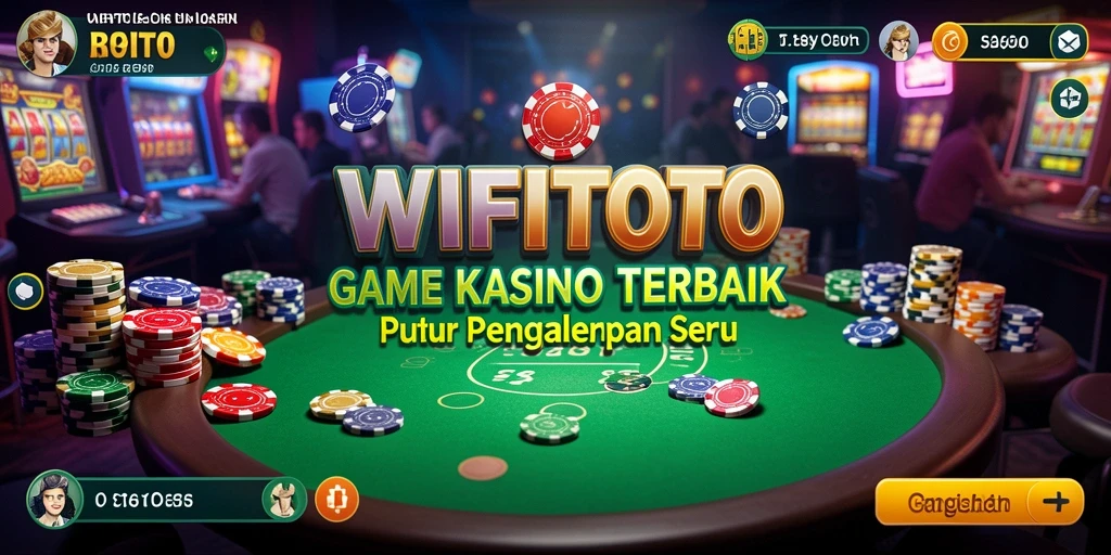 Tampilan seru gameplay Kasino di WIFITOTO.