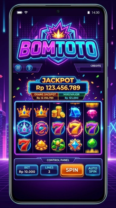 Proses pengunduhan aplikasi di bomtoto yang cepat dan mudah.